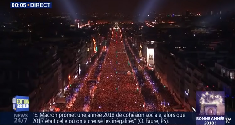 Réveillon 2020 sur les Champs-Elysées : sur quelles chaînes suivre le Nouvel An en direct de Paris ?