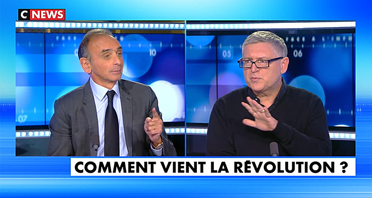 Face à l’info (audiences) : Eric Zemmour et Michel Onfray impressionnent et font tanguer Ruth Elkrief