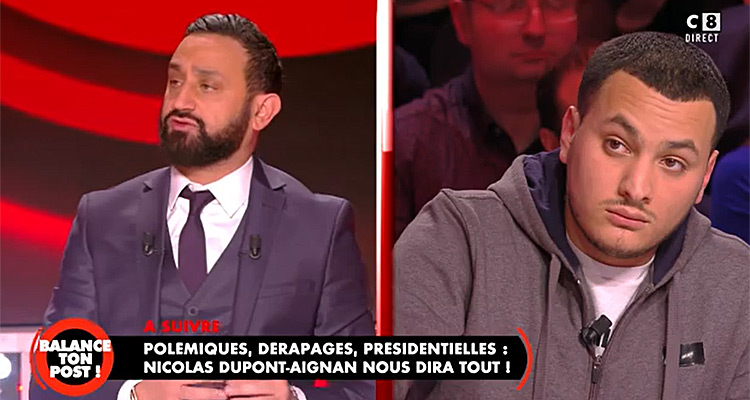 Balance ton post : Raquel Garrido / Taha Bouhafs, Cyril Hanouna stable en audience sur C8