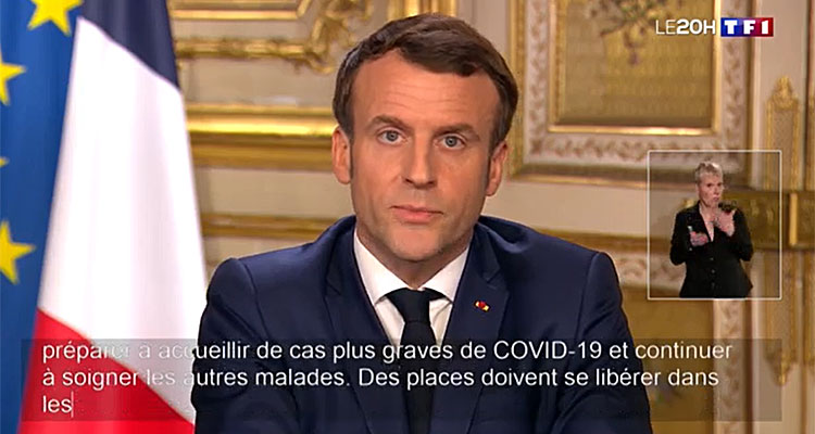 Macron : Quelle audience TV pour son allocution sur le coronavirus et les mesures prises 