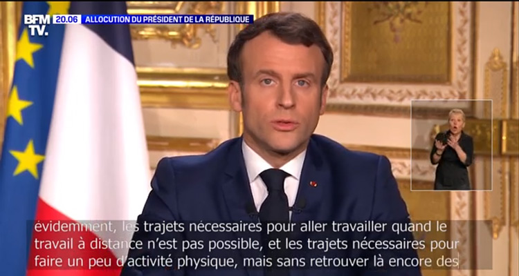 Macron à 20 heures : Quelle audience pour l’annonce du confinement sur BFMTV, CNEWS, LCI et FranceInfo ?
