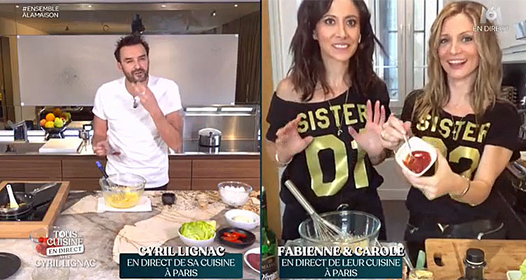 Tous en cuisine : Fabienne Carat (Plus belle la vie) chez Cyril Lignac, audiences en baisse pour M6 Tous en cuisine : Fabienne Carat (Plus belle la vie) chez Cyril Lignac, audiences en baisse pour M6