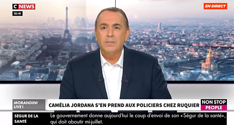 Morandini Live : Camélia Jordana attaquée, audience historique pour CNews