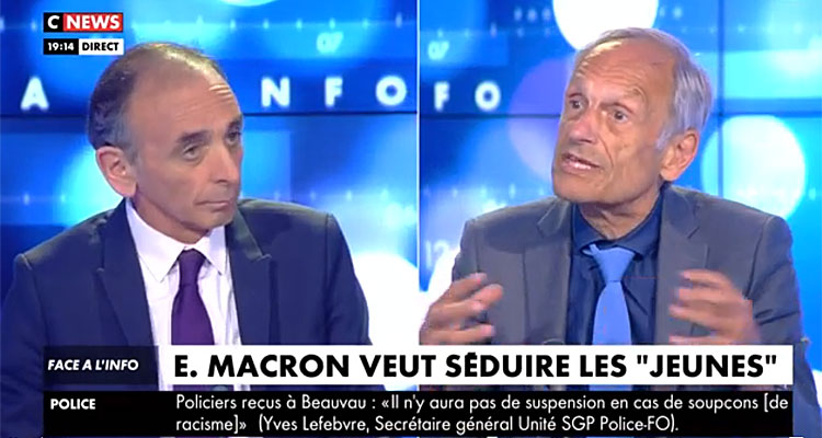 Face à l’info :  Eric Zemmour accuse Jean-Luc Mélenchon, Christine Kelly sur le départ ?