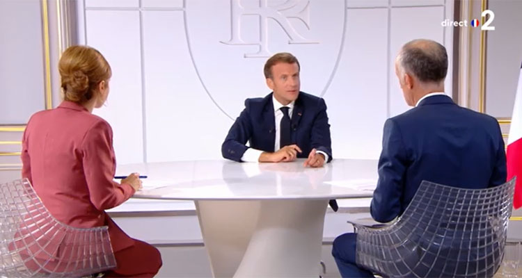Interview du 14 juillet : quelle audience pour Emmanuel Macron, Léa Salamé et Gilles Bouleau ?
