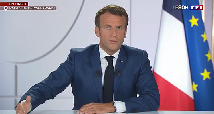 Audiences TV : Emmanuel Macron a-t-il boosté le 20 heures de TF1 avec le plan de relance de l’UE ?
