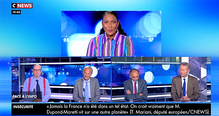 Face à l’info : Eric Zemmour supplante Cyril Hanouna et C8, Christine Kelly toujours plus haut Face à l’info : Eric Zemmour supplante Cyril Hanouna et C8, Christine Kelly toujours plus haut
