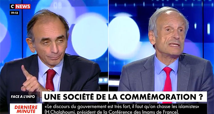 Face à l’info : Eric Zemmour perd un chroniqueur, Christine Kelly assomme BFMTV