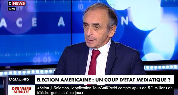 Zemmour et Naulleau évincé, Eric Zemmour privé de Face à l’info sur CNews ?