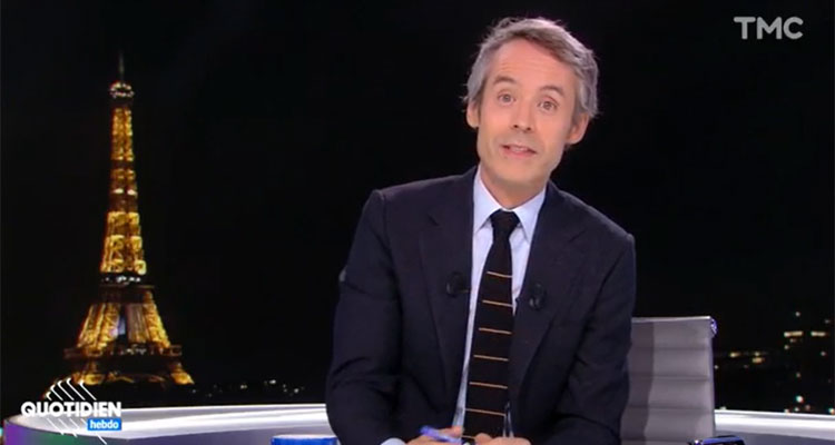 Quotidien : Yann Barthès planté et agacé, audiences au sommet pour TMC sans Aya Nakamura (bilan) Quotidien : Yann Barthès planté et agacé, audiences au sommet pour TMC sans Aya Nakamura (bilan)