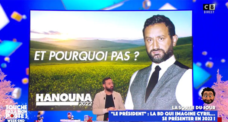 TPMP week-end (C8) : Elsa Esnoult (Les mystères de l’amour)  venue saluer Cyril Hanouna Président, les audiences de C8 s’emballent 