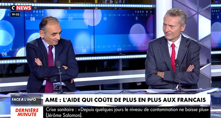 Face à l’info : une hypocrisie pour Eric Zemmour, Christine Kelly impassible sur CNews