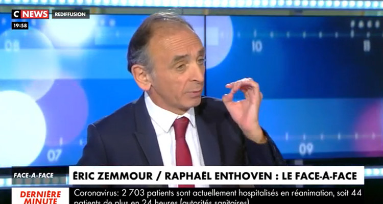 Face à l’info : coup d’arrêt pour Eric Zemmour, moqueries en série avec Christine Kelly