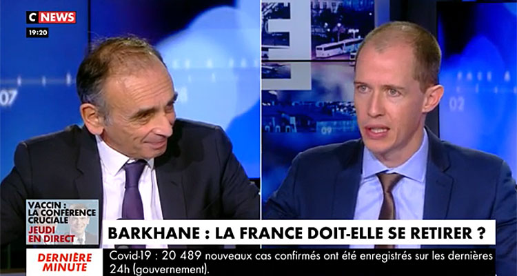 Face à l’info : Eric Zemmour conteste Dimitri Pavlenko, Christine Kelly proche du record sur CNews