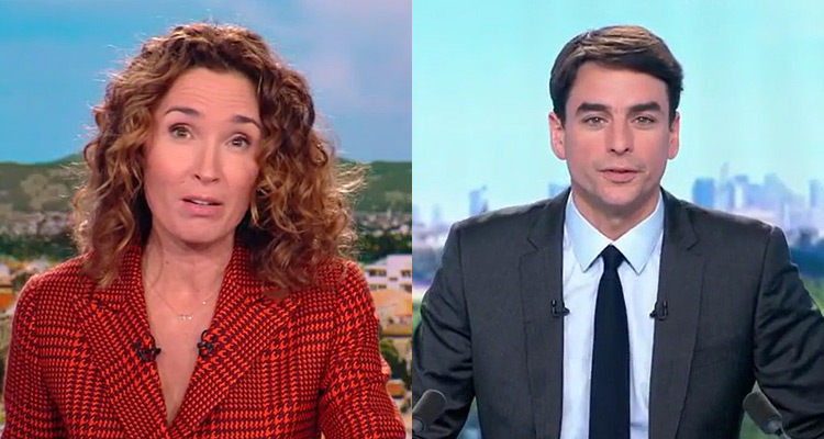 JT 13H : volte-face pour Marie-Sophie Lacarrau, Julian Bugier tombe, Kareen Guiock menaçante