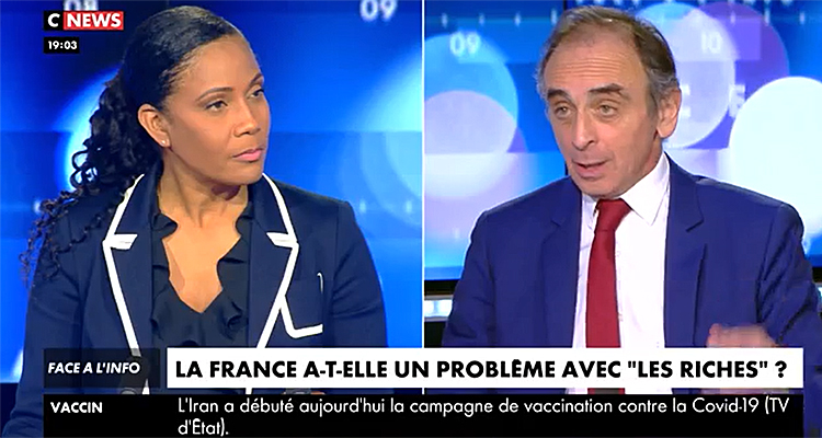 Face à l’info : Eric Zemmour renverse David Pujadas, Christine Kelly euphorique sur CNews Face à l’info : Eric Zemmour renverse David Pujadas, Christine Kelly euphorique sur CNews