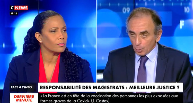 Face à l’info : Eric Zemmour arrêté, Christine Kelly prend des risques sur CNews