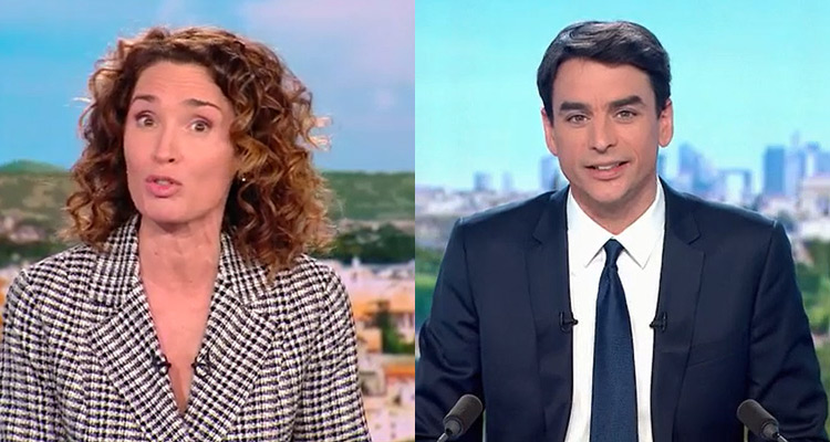 JT 13H : Marie-Sophie Lacarrau chute, Julian Bugier impuissant