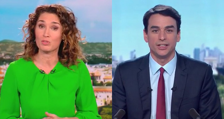 JT 13H : Marie-Sophie Lacarrau diminuée, Julian Bugier en a-t-il profité ?