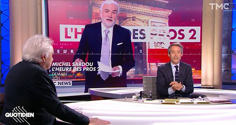 Quotidien : Yann Barthès charge Pascal Praud, Michel Sardou affole TMC