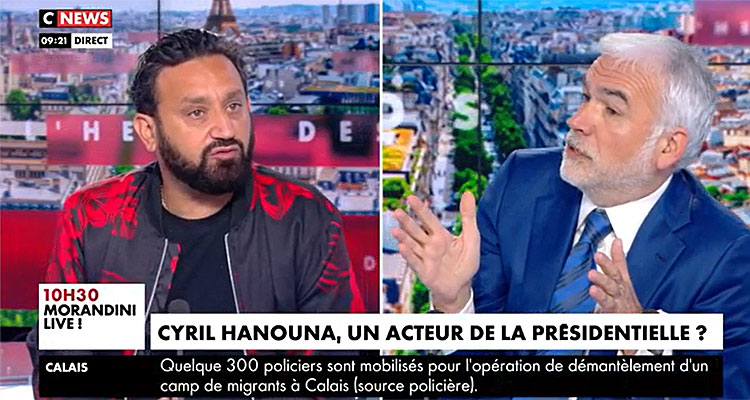 CNews : Cyril Hanouna rappelle à l’ordre Pascal Praud, L’heure des pros au top