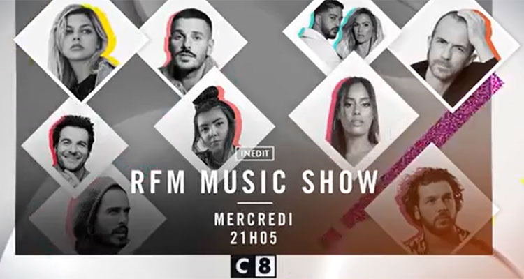 RFM Music Show 2021 (C8) : Flo Delavega, Hoshi, M.Pokora, Clara Luciani, Texas... avec Bernard Montiel et Ludivine Retory (TPMP)