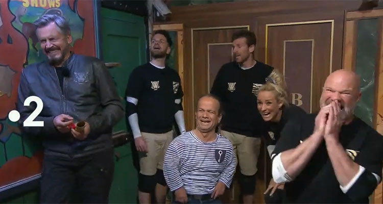 Fort Boyard du 10 juillet 2021 : Philippe Etchebest, Jérôme Le Banner, Jean Tezenas Du Moncel, Caroline Margeridon... malmenés par le Père Fouras sur France 2