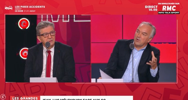 Les Grandes Gueules : Jean-Luc Mélenchon électrise l’audience, Charles Consigny attaqué