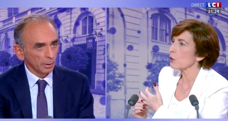 Eric Zemmour dérape face à Ruth Elkrief, record d’audience pour LCI