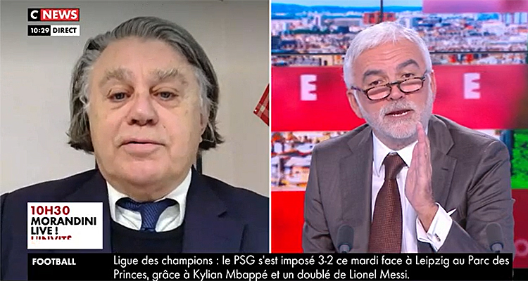 L’heure des pros : Pascal Praud terriblement embarrassé, CNews garde le contrôle