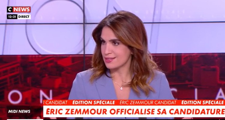 Sonia Mabrouk explose avec Eric Zemmour, CNews chamboulée