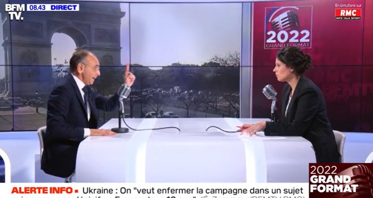 BFMTV : Apolline de Malherbe bousculée par Eric Zemmour, Télématin menacé ?