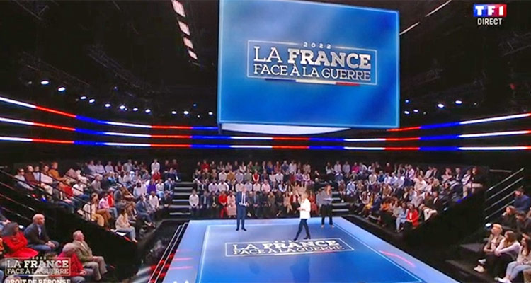 La France face à la guerre (TF1) : Eric Zemmour battu par Marine Le Pen, les audiences de Mélenchon, Macron, Jadot… 