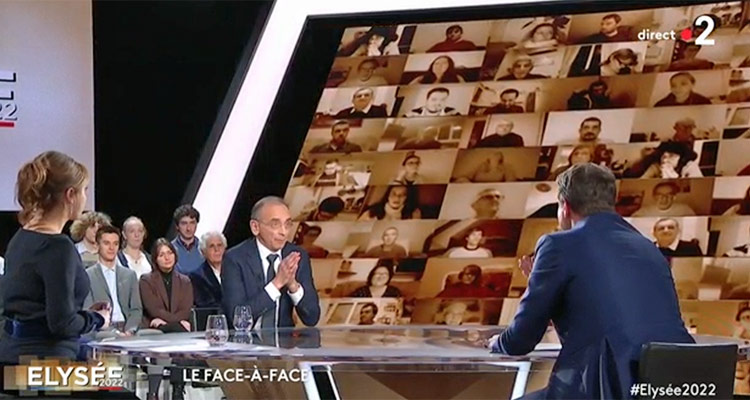 Elysée 2022 : Léa Salamé agacée par Eric Zemmour, France 2 lourdement sanctionnée en audience