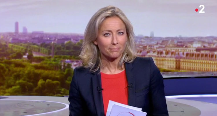 JT 20H : Anne-Sophie Lapix s’écroule en direct sur France 2