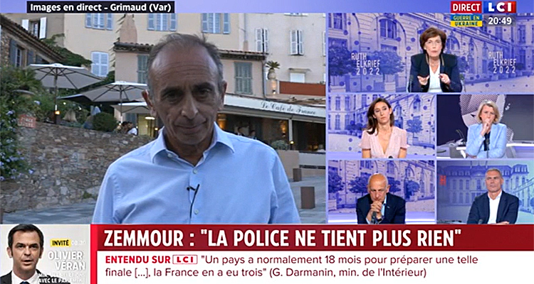 LCI : l’erreur d’Eric Zemmour, Ruth Elkrief s’effondre en direct