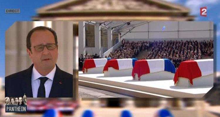 Julian Bugier, François Hollande, les 4 résistants au Panthéon : un hommage suivi par 1 million de Français 