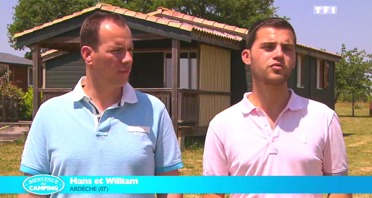 Bienvenue au camping : Hans et William (Le Pommier) remercient « papa et maman »