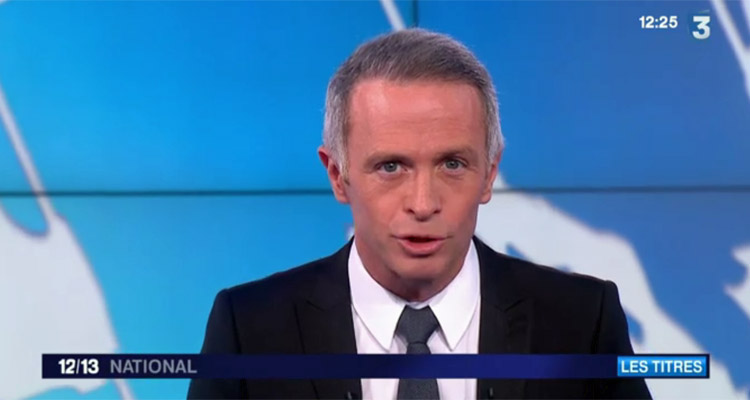 Les JT les plus performants du 6 octobre : Samuel Etienne (France 3) et Xavier de Moulins (M6) à 13.9% de part d’audience