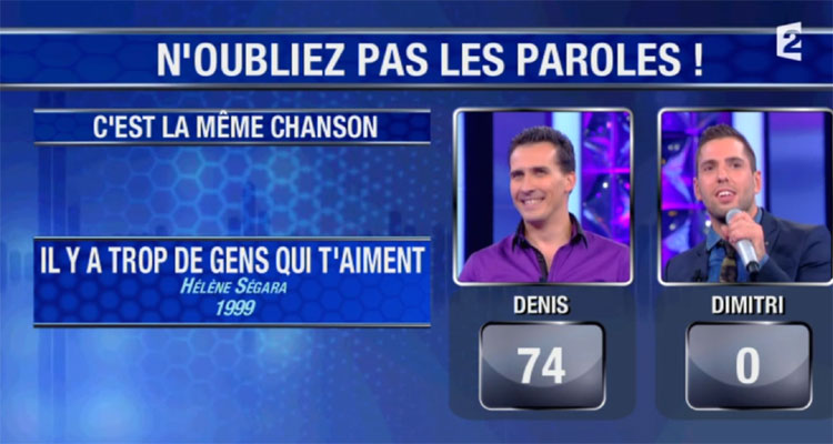 N’oubliez pas les paroles : Dimitri éliminé, Nagui enregistre un double record