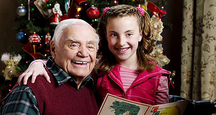 Un grand-père pour Noël (M6) : la rencontre entre Ernest Borgnine (Supercopter) et Katherine Helmond (Madame est servie)