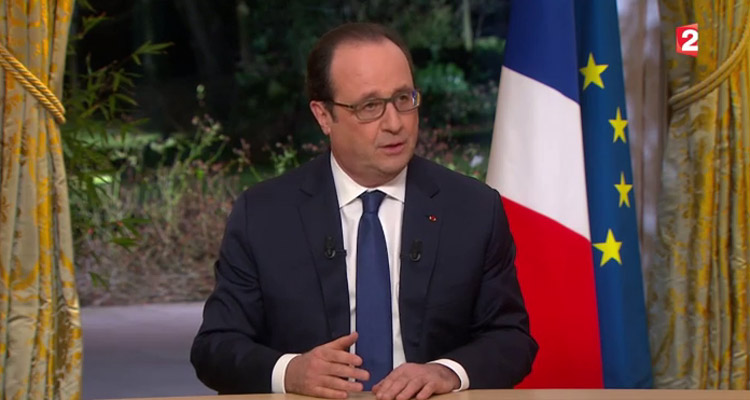 Remaniement, chômage, VTC : 10 millions de Français suivent François Hollande sur TF1 et France 2