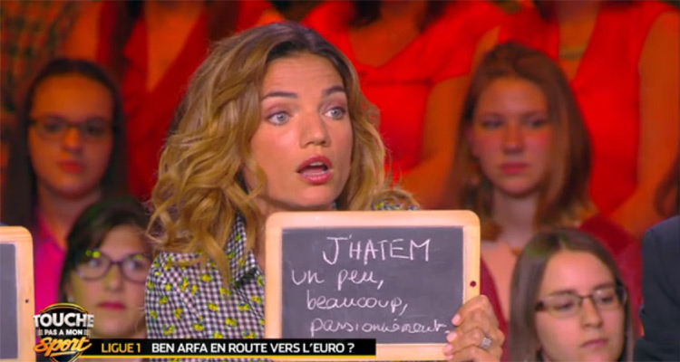 Touche pas à mon sport (audience du 11 avril) : Francesca Antoniotti encense Hatem Ben Arfa