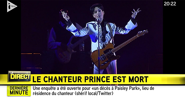 Décès de Prince, légende de la musique avec « Purple Rain » et « Kiss »