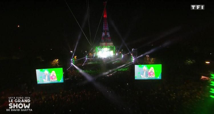Euro 2016 : TF1 en tête des audiences avec le grand show de David Guetta