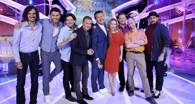 Les 12 coups de soleil (TF1) : Christophe Dechavanne, Artus, Caroline Vigneaux et Christophe Beaugrand  aux cotés des plus grands maîtres de Midi