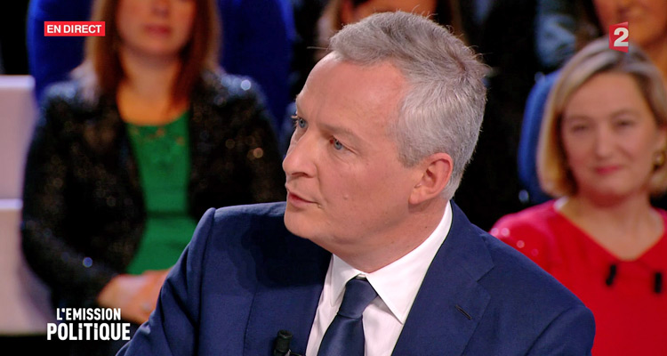 L’émission politique : audiences au plus bas avec Bruno Le Maire, derrière Brice de Nice