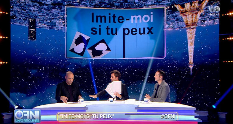 OFNI - L’info retournée : Bertrand Chameroy et Jérôme Commandeur s’affrontent en imitations, audience en hausse pour W9 