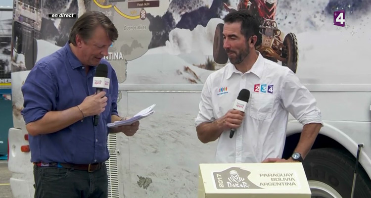 Dakar 2017 : audiences au plus haut pour le lancement avec Lionel Chamouland sur France 4