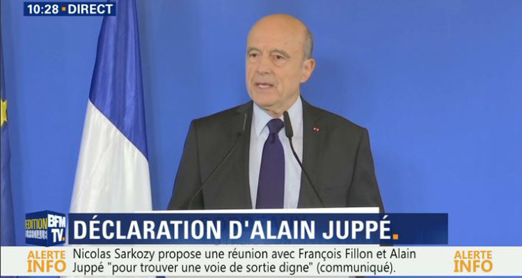 BFMTV leader des audiences avec la déclaration d’Alain Juppé, en écrasant TF1 et France 2